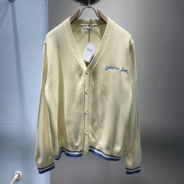 New and hard to find Dior cardigan copy? Embroidered logo dex76986