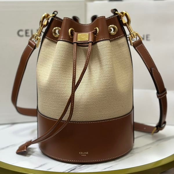 Celine Marine Small Drawstring Bag Fake 113082EZR02N Sold Out