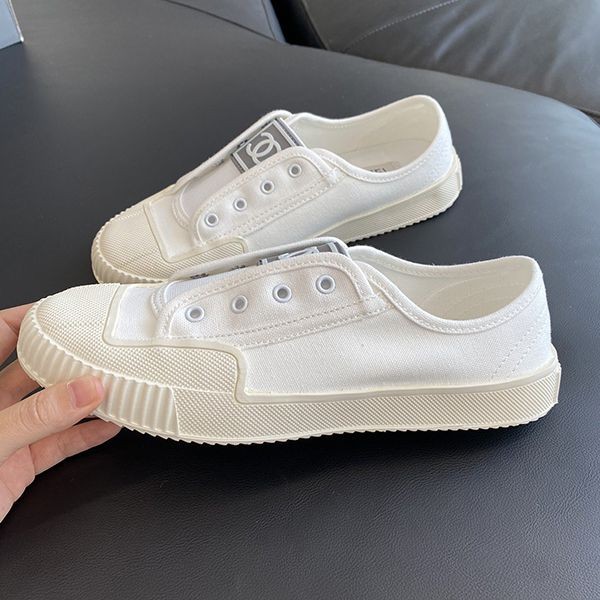 Chanel canvas sneakers replica white. Attention-grabbing! shp77414