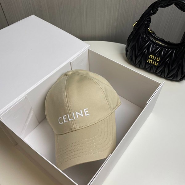 Celine Logo Embroidered Baseball Cap Replica Hat Ceg64705