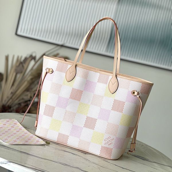 Featured ★ Louis Vuitton Neverfull MM N-grade bag pastel color N40668