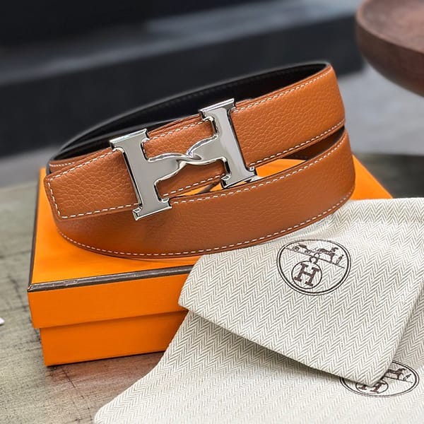 Secured Hermes Replica Reversible Belt 32mm ern39366