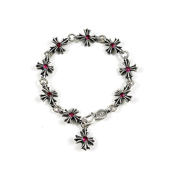 CHROME HEARTS PLUS CROSS BALL CHAIN BRACELET REFAKE Kum19454