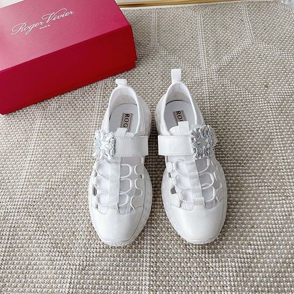 n grade Roger Vivier Viv Run Light fabric sneakers ror33752