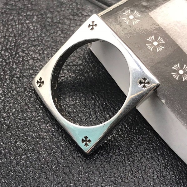 CHROME HEARTS CH PLUS SQUARE RING COPY SILVER KUQ61693