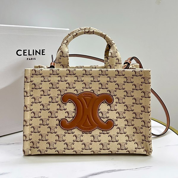 ■Celine replica■Small Cabas Thais Triomphe canvas print 199162EZ6