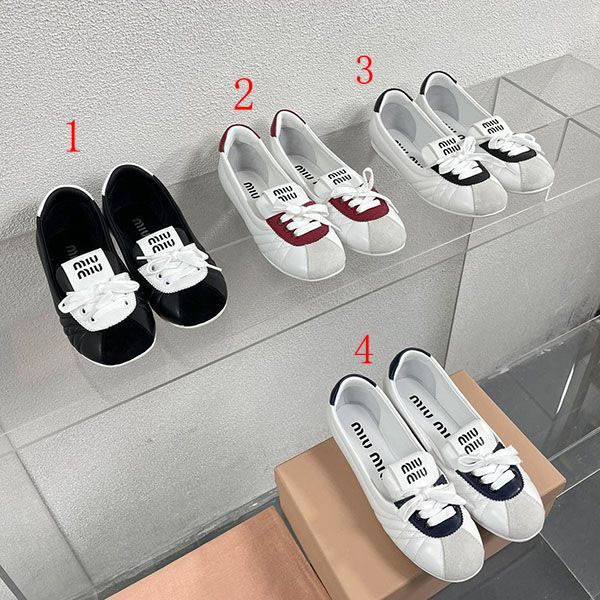 Recommended Miu Miu Leather Lace-up Shoes Replica myv04552