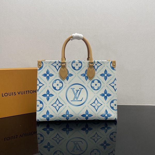 Louis Vuitton On the Go MM Replica Water-Based Monogram Tote Bag M11262