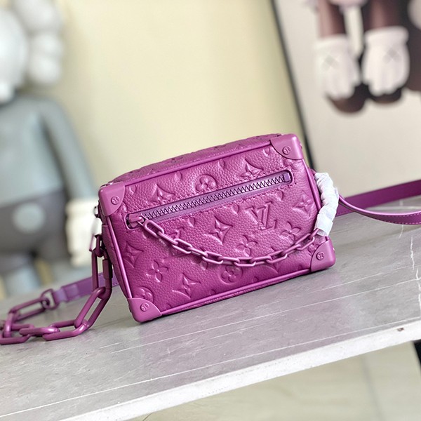 Mysterious and beautiful color:Louis Vuitton super cheap mini soft trunk M24224