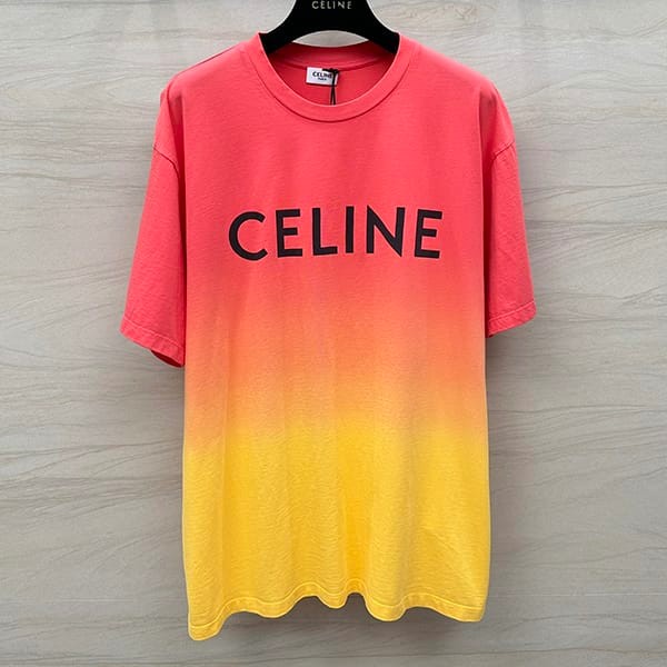 I definitely want this! Celine logo loose fit T-shirt replica Ceo34266