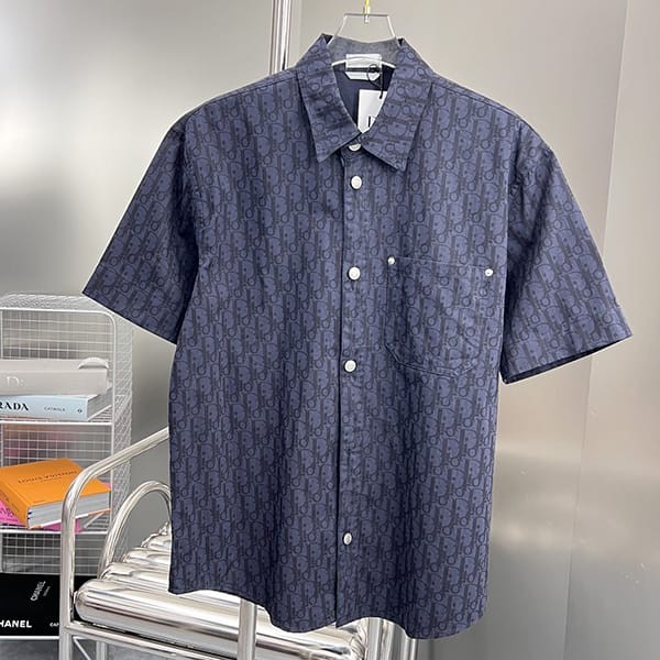 Dior short sleeve overshirt replica 243D589AY517, sure to sell out