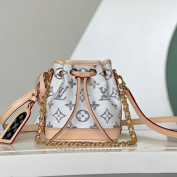 Immediate deliveryLouis Vuitton Nano Noe Monogram Shoulder Bag Cheap M83453