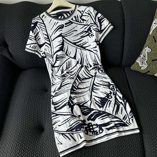 High qualityLouis Vuitton Palm Knit T-shirt dress copy 1AFTV4