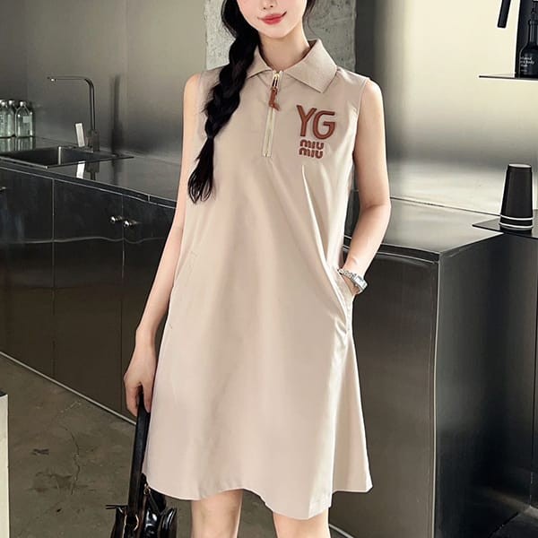 I definitely want it! Miu Miu Panama Cotton Dress Replica myk38113