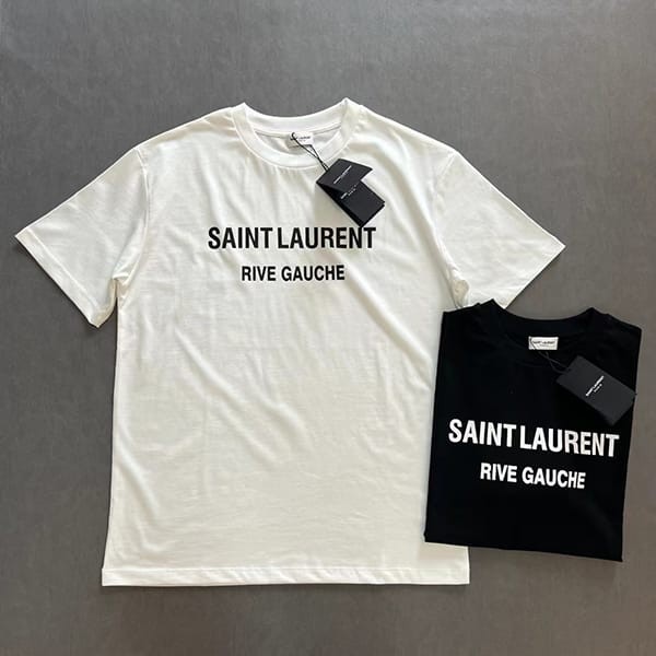 Attention ★ Saint Laurent replica signature logo T-shirt 2 colors Sau48274