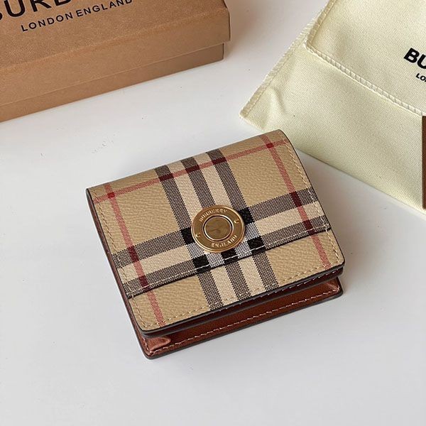 Burberry Small Wallet Replica Bi-fold Wallet Baz21418