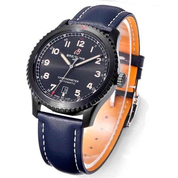 Breitling Replica Aviator 8 Automatic 41 Black Steel Curtiss Warhawk M173152