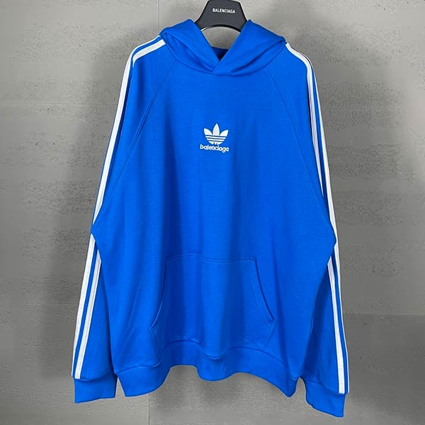 Attention ★ Balenciaga Adidas Replica Large Fit Sweat Hoodie 729322TNVN24026