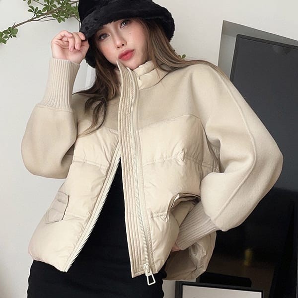 New design Max Mara replica logo pattern padded jacket mak74312