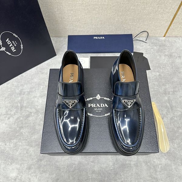 ★Safe shipping with tracking Prada leather lace-up boots puo55606