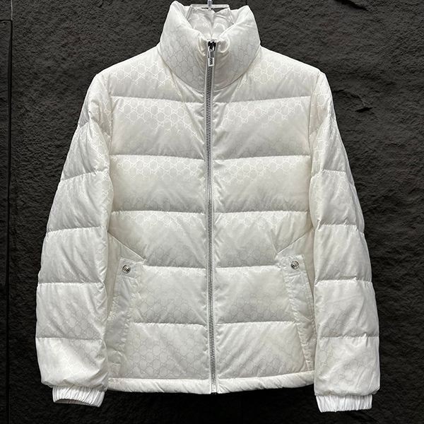 New color☆Rare Gucci GG down jacket replica☆White gug89325