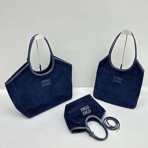 Sure to sell out Miu Miu fake lettering logo leather shopping bag 3 sizes myz30381