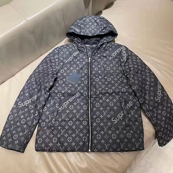Sure to sell out! Louis Vuitton Supreme down jacket replica collaboration vun19553