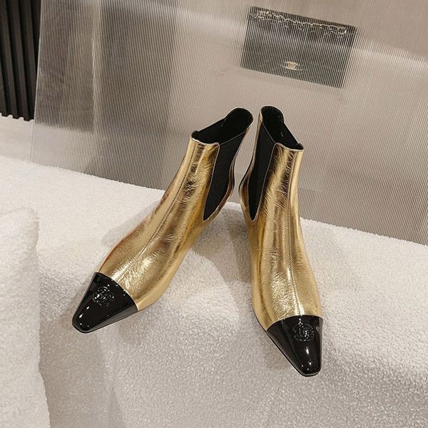 New design Chanel short boots replica 23B logo shp20077