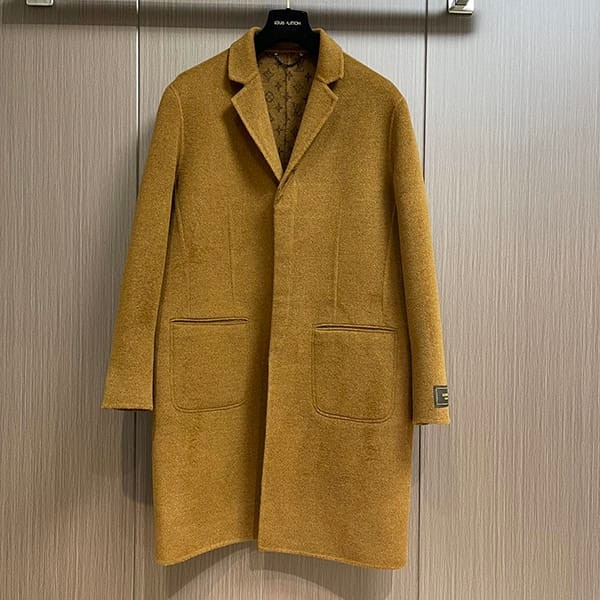 ★Safe shipping with tracking Louis Vuitton Reversible Monogram Jacquard Coat Fake Logo vuc03481