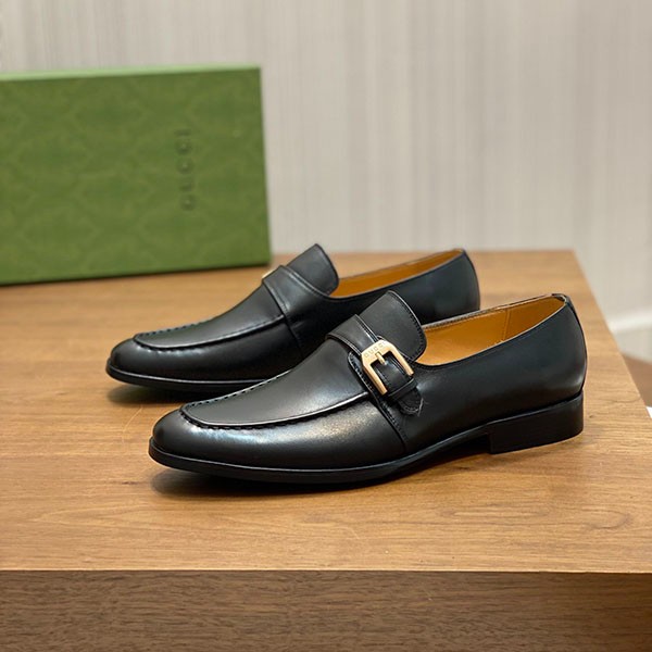 Gucci Jordan Leather Loafers Replica guq48476