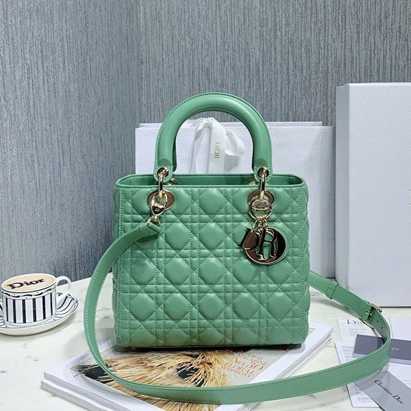 Dior Women's Medium Bag Sage Green del48607