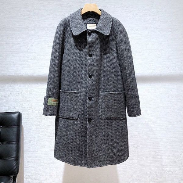 Free shipping Gucci reversible GG wool coat replica gui36616