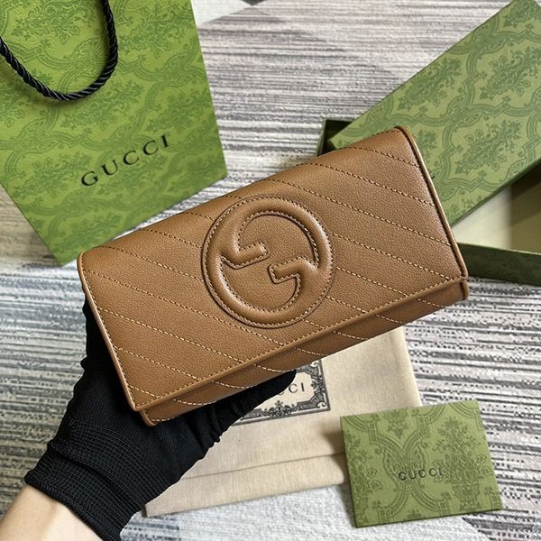 High quality??? Gucci G logo Blondie long wallet replica gub86104