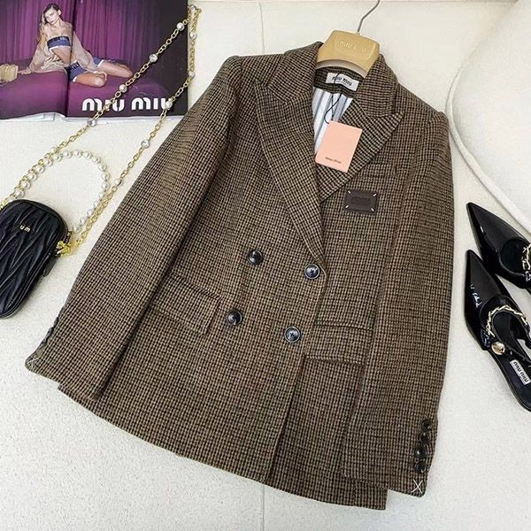 Immediate delivery Miu Miu single-breasted fake jacket myo13965