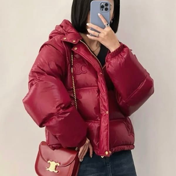 ★Safe shipping with tracking Celine copy Triomphe cropped down jacket Cey08531