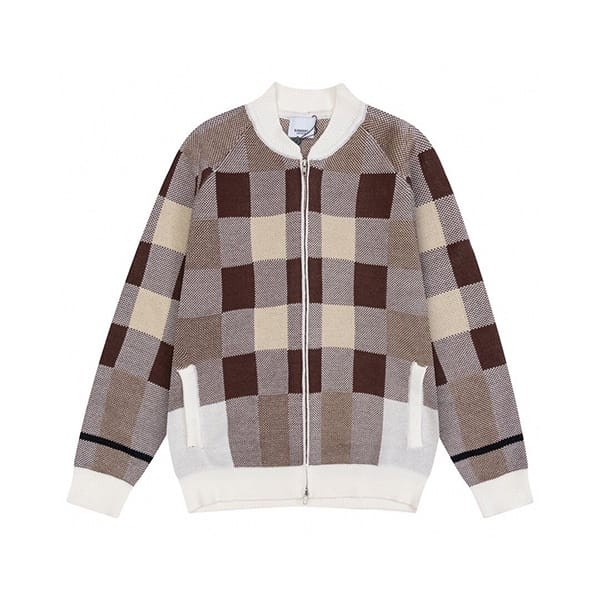 Attention ★ Burberry Monogram Cashmere Cardigan Replica Bao15288