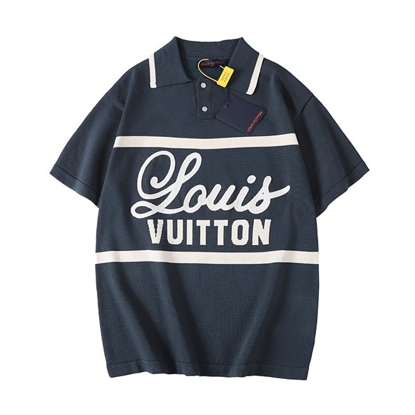 "Vintage Logo" Louis Vuitton Replica Vintage Cycling Polo Shirt 1AAGMZ