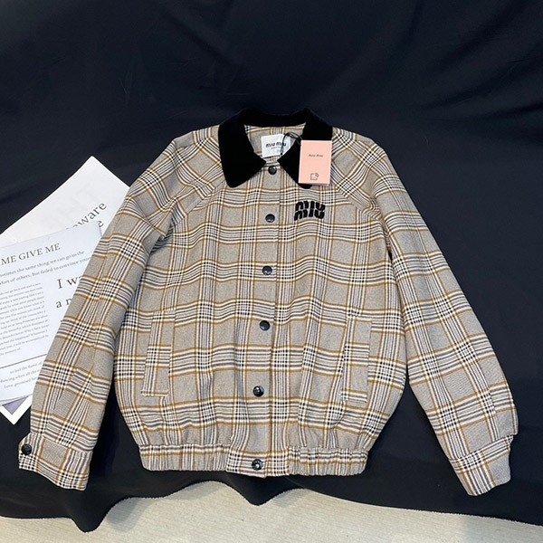 Miu Miu poplin shirt cotton replica myb92488