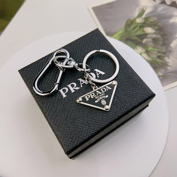 ☆Prada Triangle Logo Keyring Replica☆Super Popular puc54913
