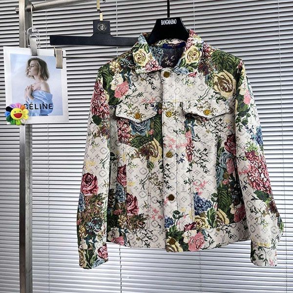 Hard to find Louis Vuitton Destroyed Workwear Denim Jacket Replica vuf19858
