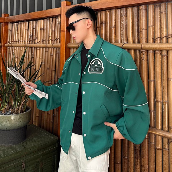 [Refreshing Green] ★Louis Vuitton★Cotton Coach Jacket Replica 1ABJ0R