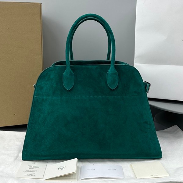 n-grade recommended The Row fake Margaux Soft Margaux 15 suede bag E688148