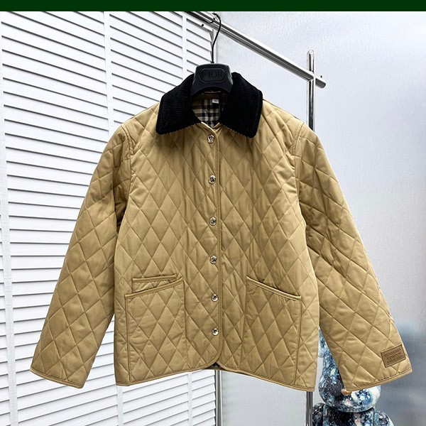 Burberry Replica ◆ Reversible ◆ Vintage Check ◆ Quilted Jacket Bas75335