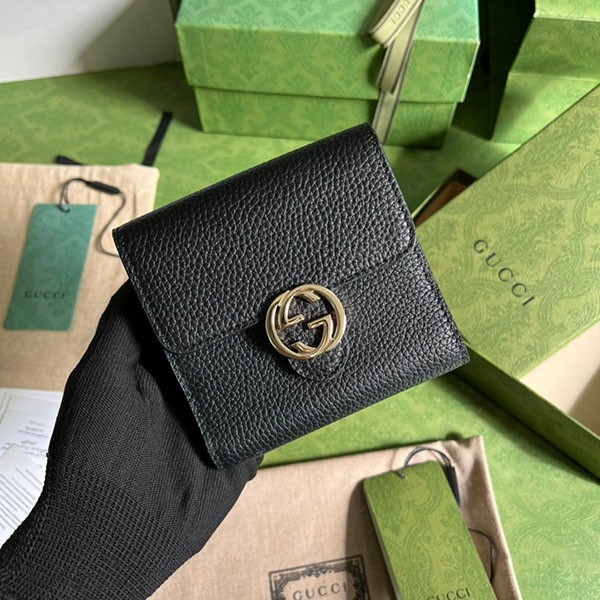 Gucci Interlocking Bi-fold Wallet Replica gui95546