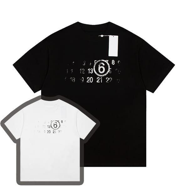 Very popular all over the world? MM6 Maison Margiela Numbering Logo T-shirt Vest Fake 2 colors Mak27766