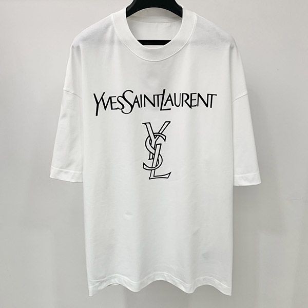 Rare Saint Laurent Cotton Jersey T-shirt Sah65846