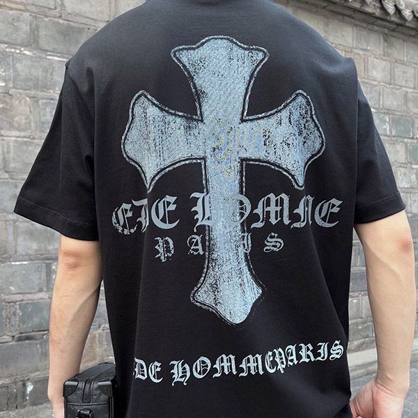 Immediate Shipping Chrome Hearts Baseball Short Sleeve T-Shirt Kuu37211