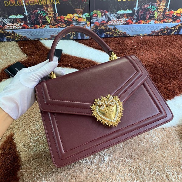 Dolce & Gabbana Replica DEVOTION Bag in Smooth Calfskin dgg36132