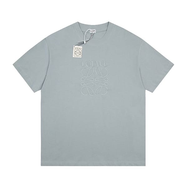 Attention★Loewe Anagram Logo Cotton T-shirt short sleeve fake loy39095