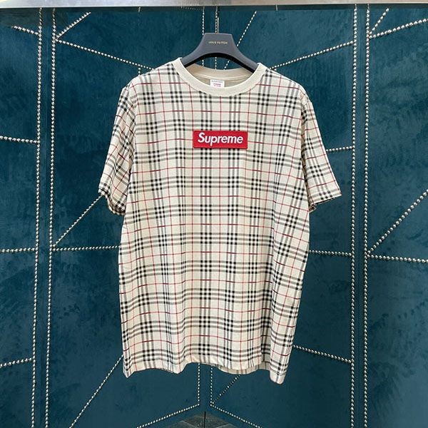 No. 1 in cumulative sales! Supreme x Burberry Box Logo T-shirt replica Bam18179